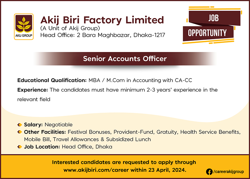 Akij Group Job Circular 