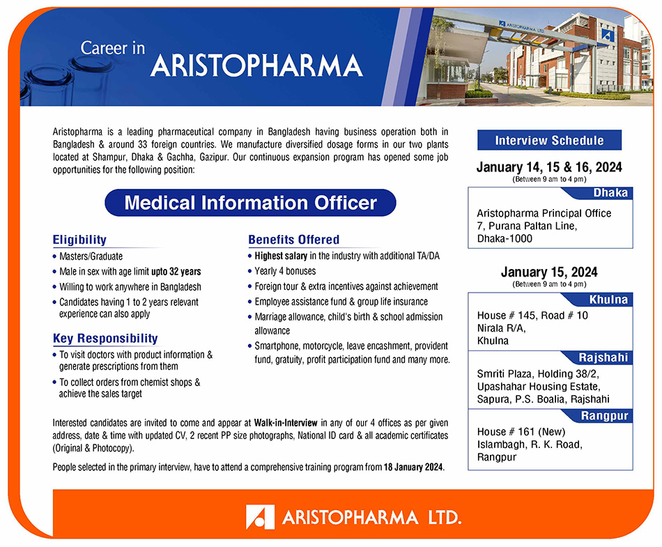 Aristopharma Ltd.