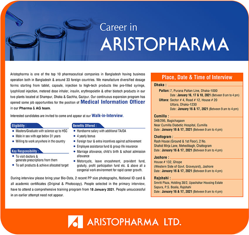Aristopharma Ltd.