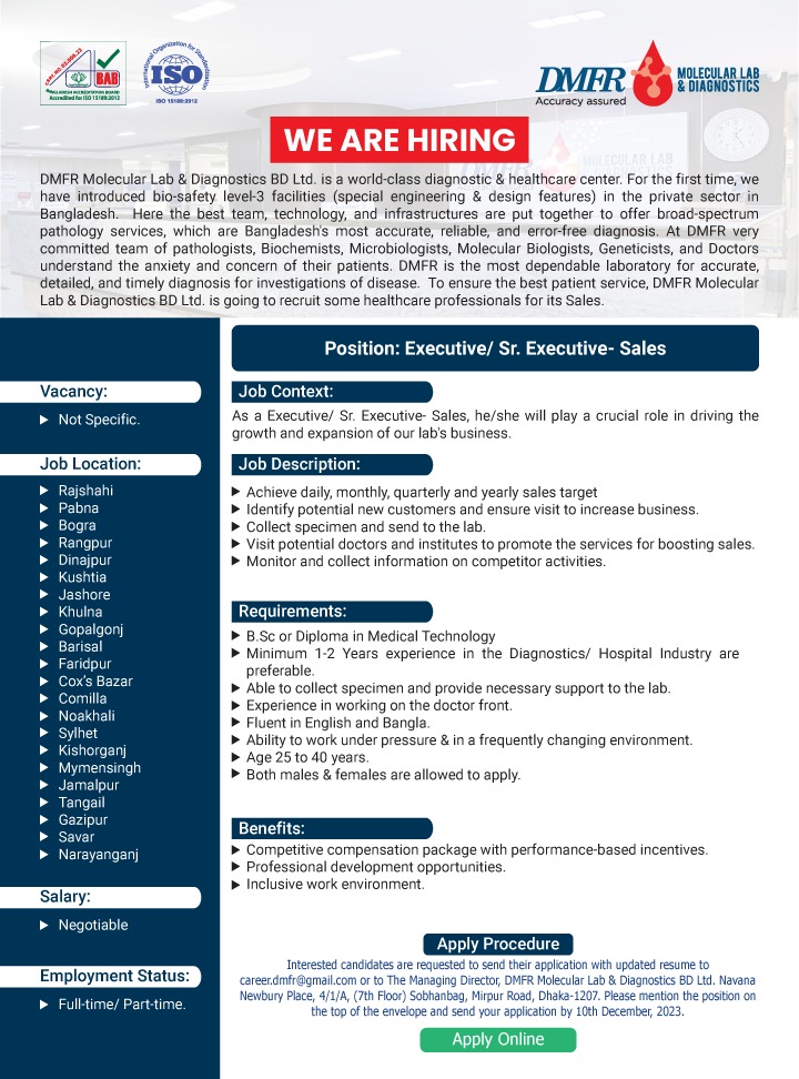 DMFR Molecular Lab & Diagnostics Ltd