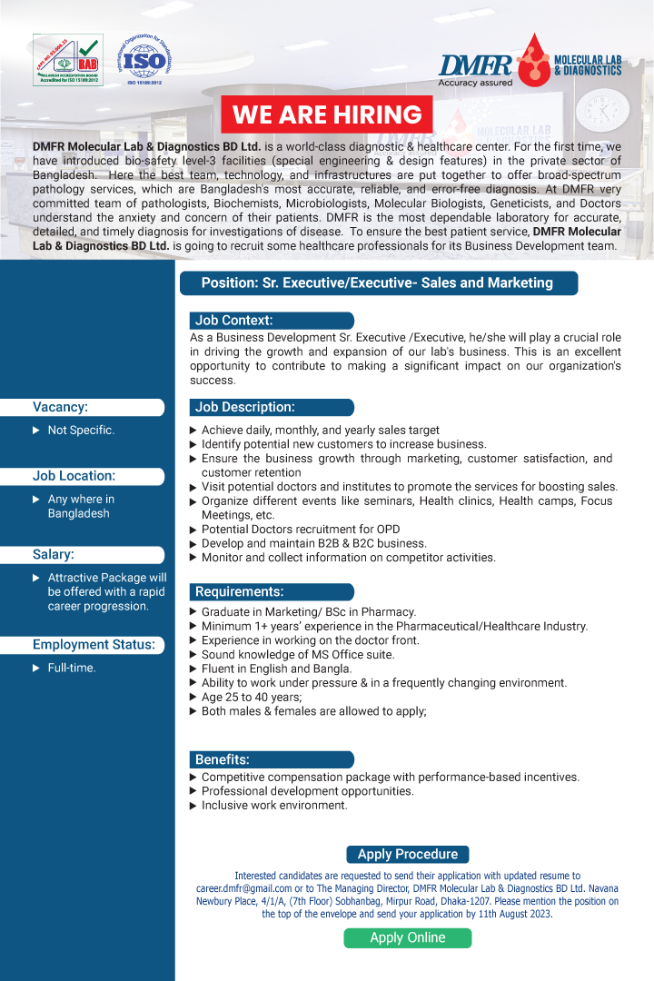 DMFR Molecular Lab & Diagnostics Ltd