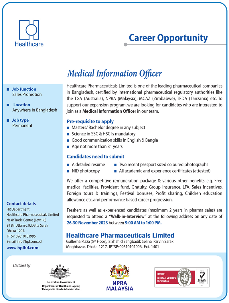 Healthcare Pharmaceuticals Ltd.