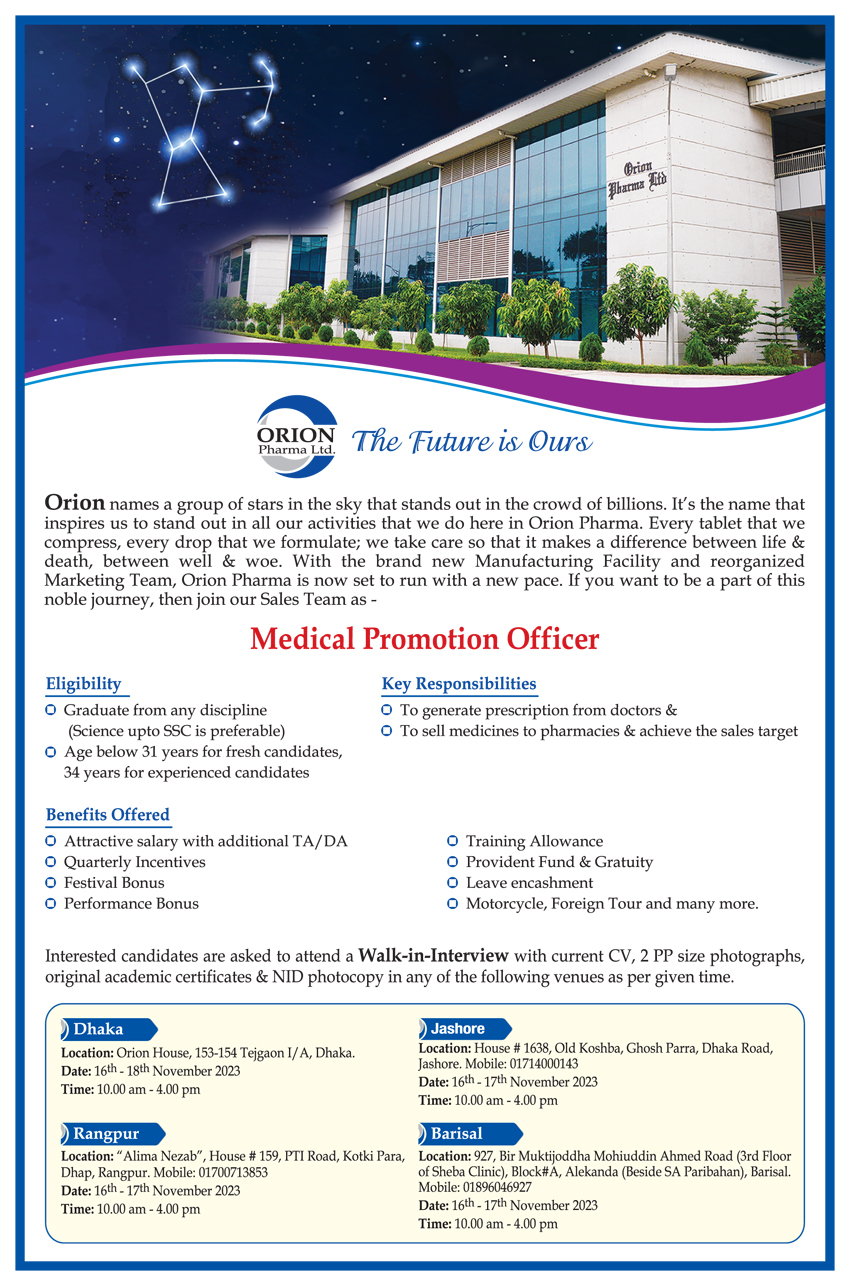 Orion Pharma Ltd   Job 36 