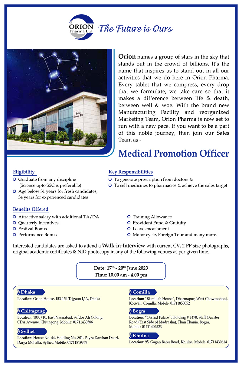 Orion Pharma Ltd   Job29 