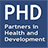Logo of Partners in Health and Development (PHD)